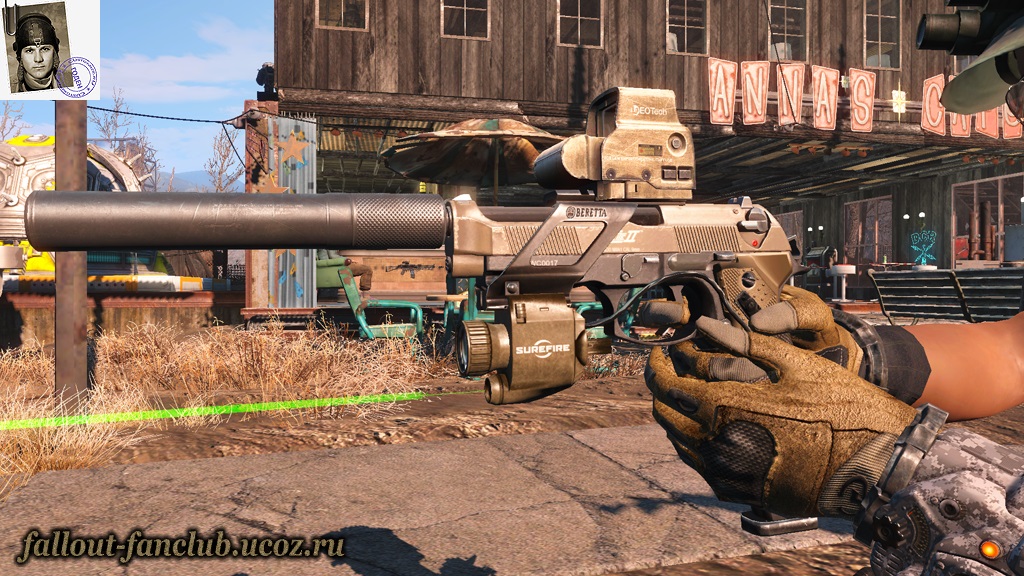 Fallout 4. Оружейный мод Beretta \ Beretta Weaponry. 