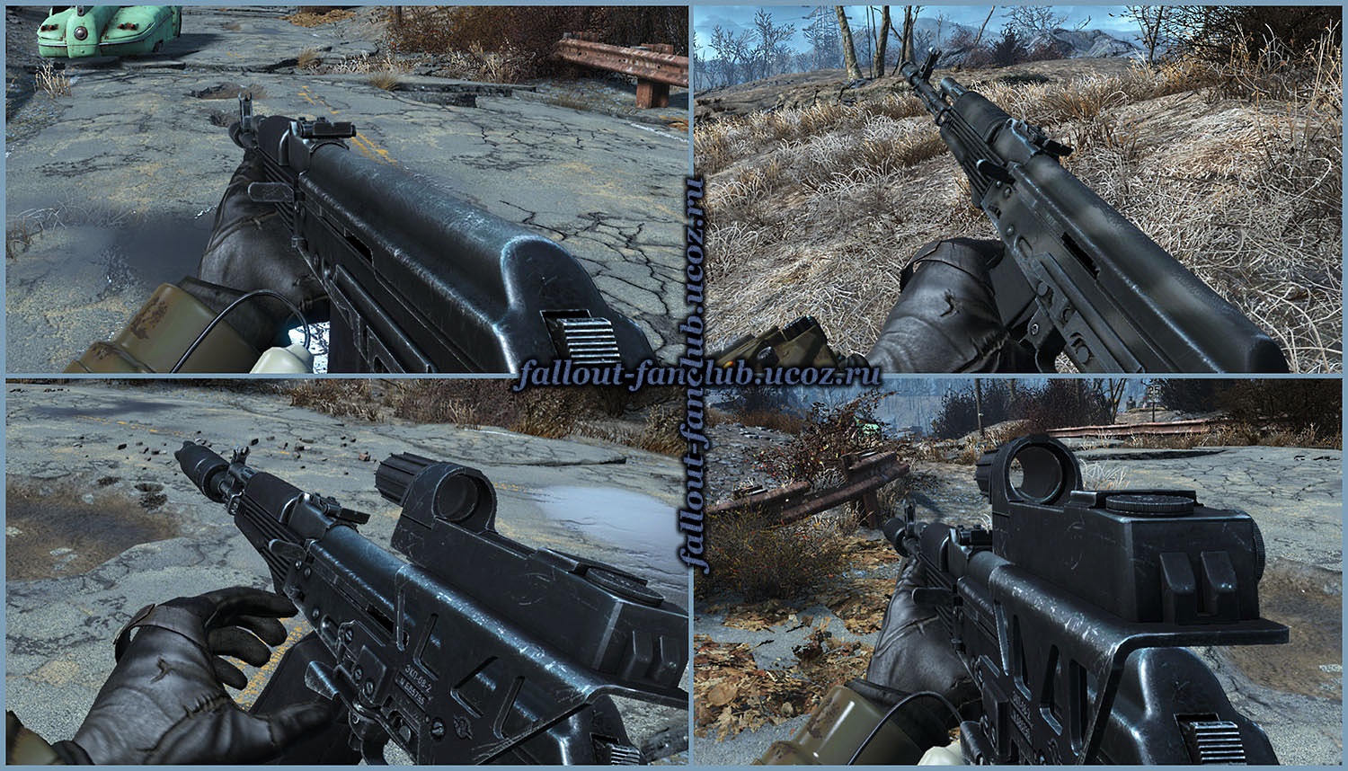 Ak74m assault rifle для fallout 4 фото 29