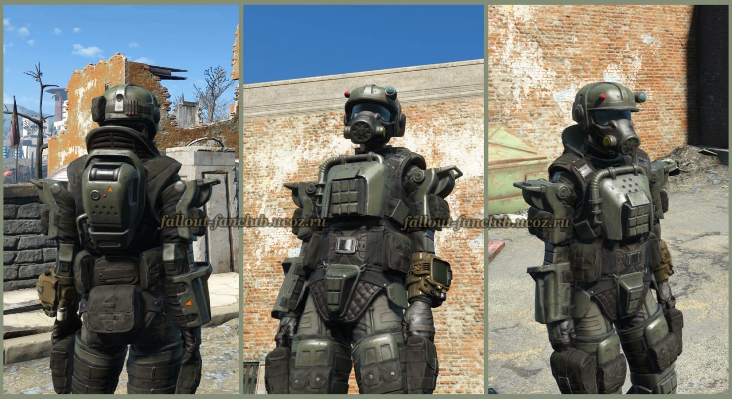 Fallout 4. ReColor Marine Armor.