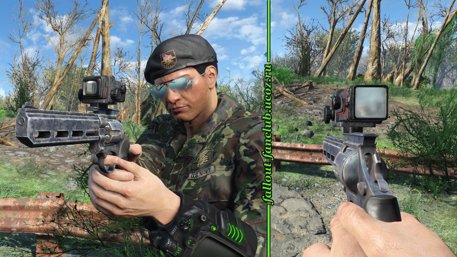 Fallout 4 оптический прицел фото 18